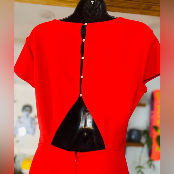 Dynamite-Red Openback Jumpsuit - Picture 3 of 8